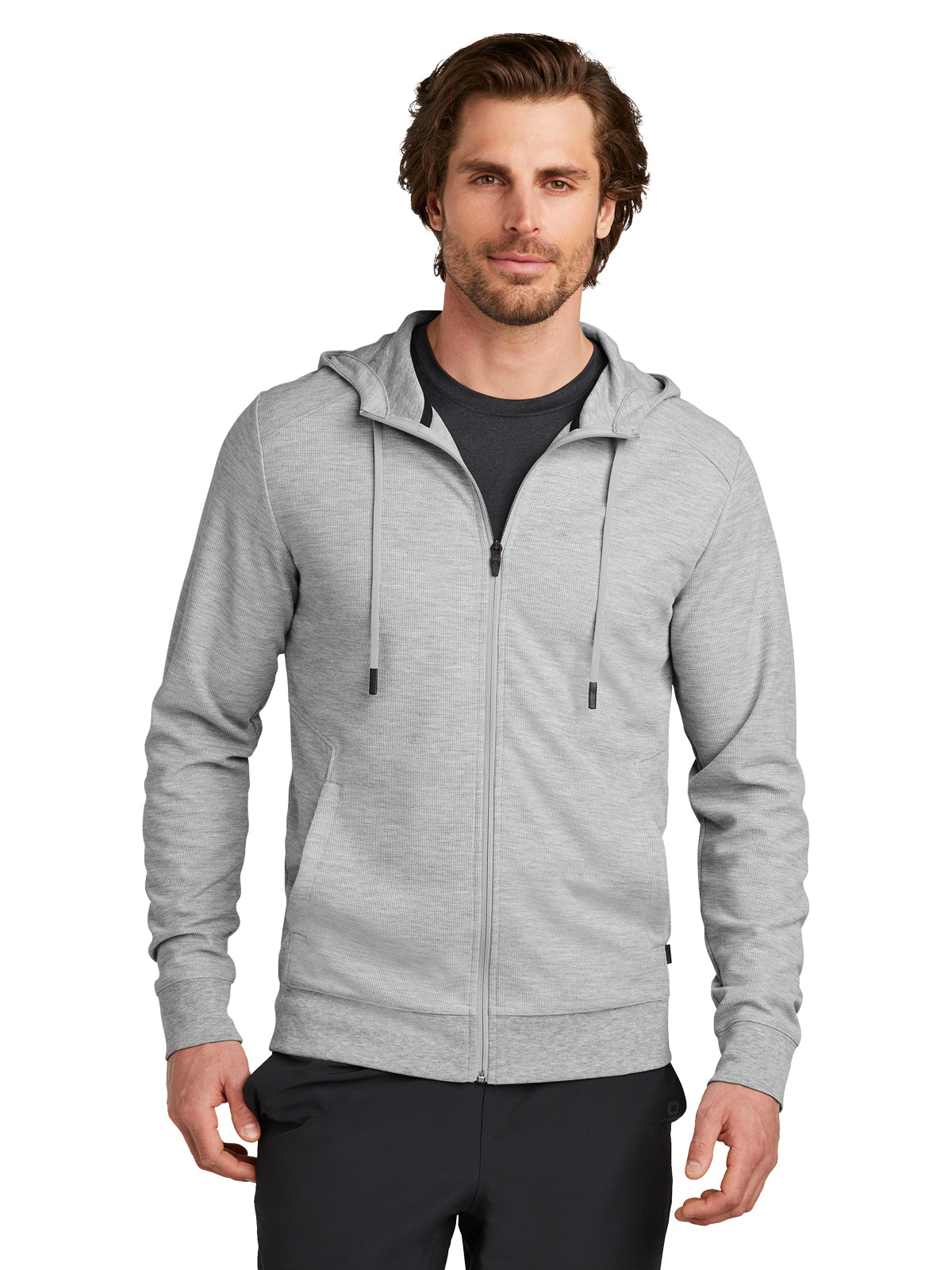 Men's 2-Pocket Revive Full-Zip Hoodie - OG162 - Light Heather Grey
