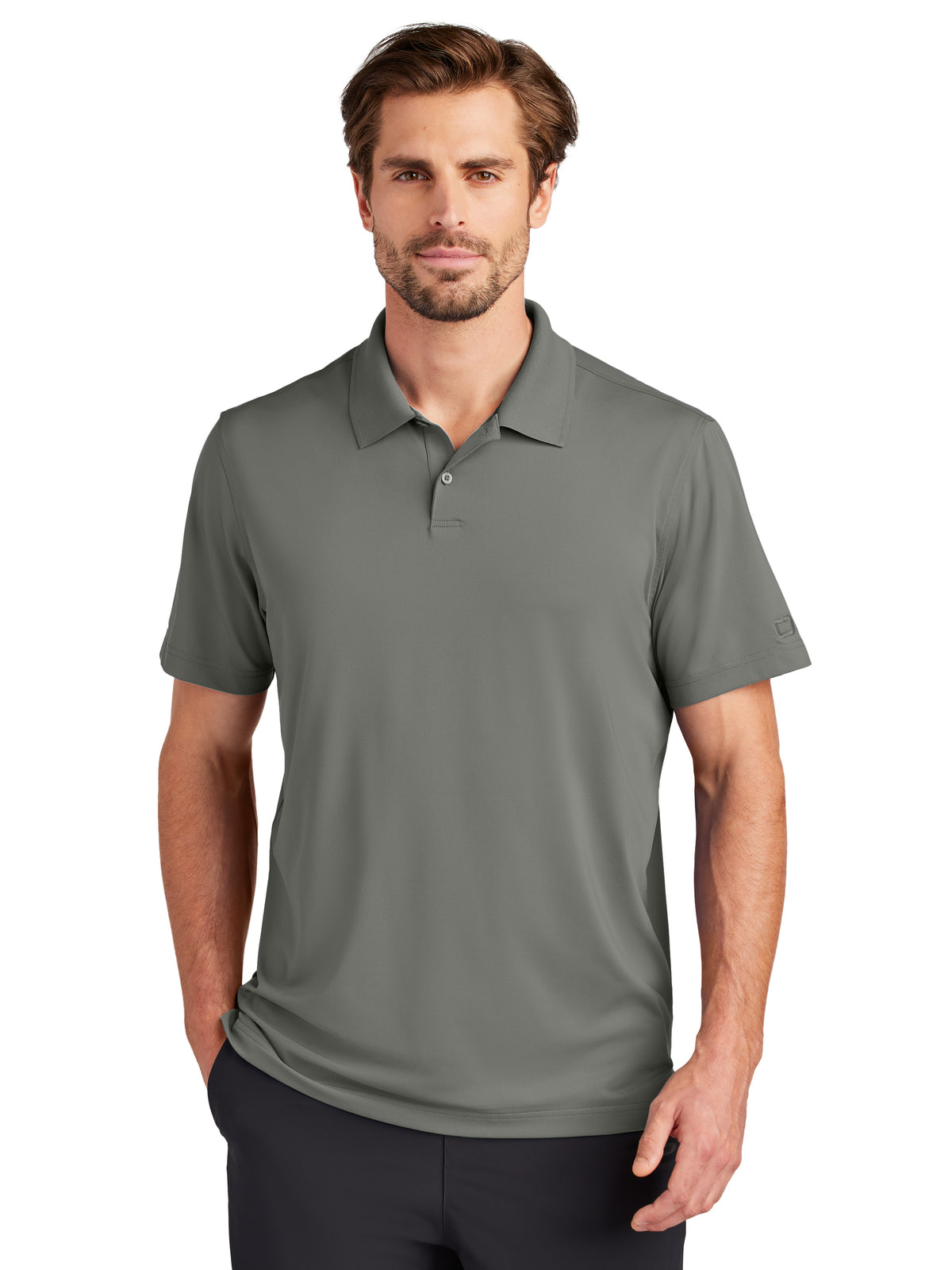 Men's Pocketless Regain Polo - OG170 - Petrol Grey