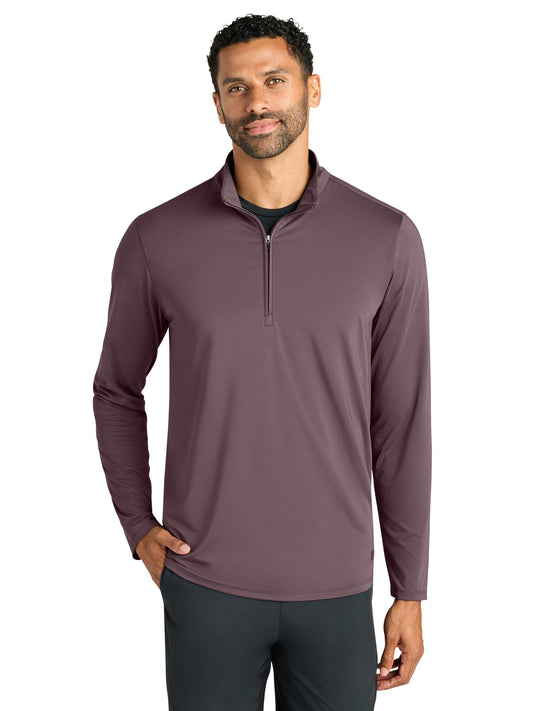 Men's Pocketless Regain 1/4-Zip Sweatshirt - OG172 - Ashen Plum