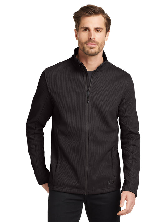 Men's Grit Fleece Jacket - OG727 - Blacktop
