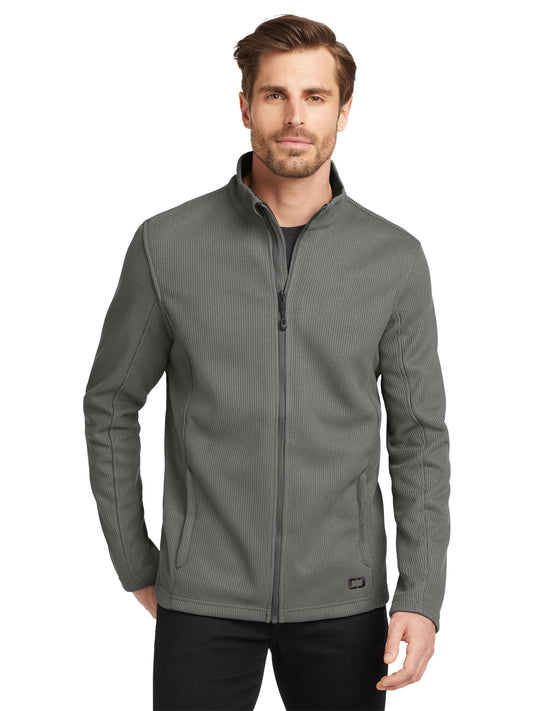 Men's Grit Fleece Jacket - OG727 - Gear Grey