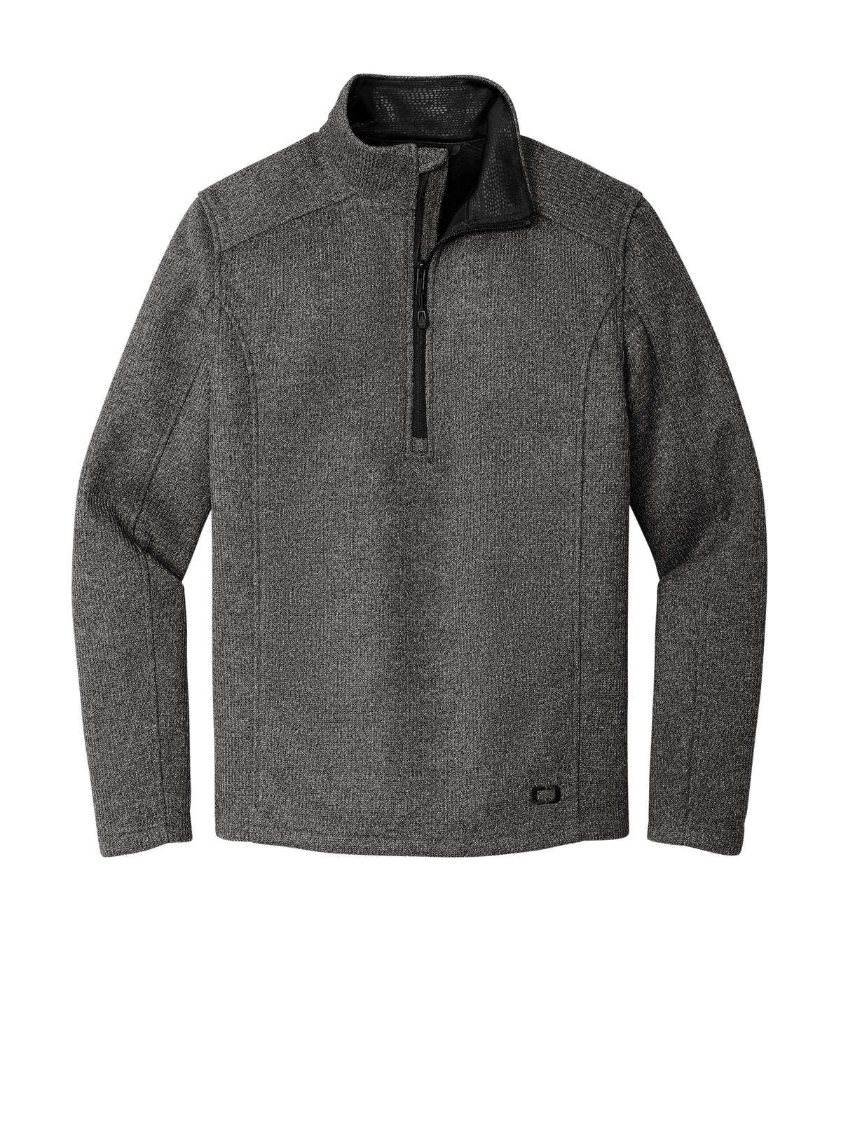 Men's Pocketless Half-Zip Fleece - OG729 - Diesel Grey Heather