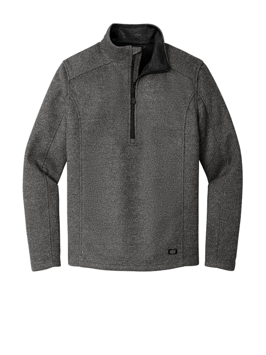 Men's Pocketless Half-Zip Fleece - OG729 - Diesel Grey Heather