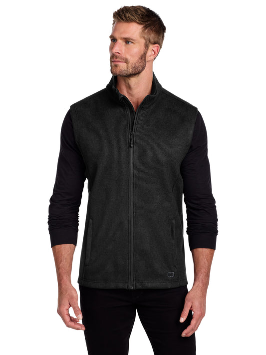 Men's Grit Fleece Vest - OG730 - Blacktop