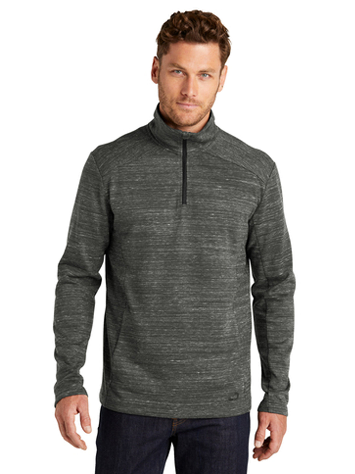 Men's 2-Pocket 1/4-Zip Sweatshirt - OG823 - Tarmac Grey Heather