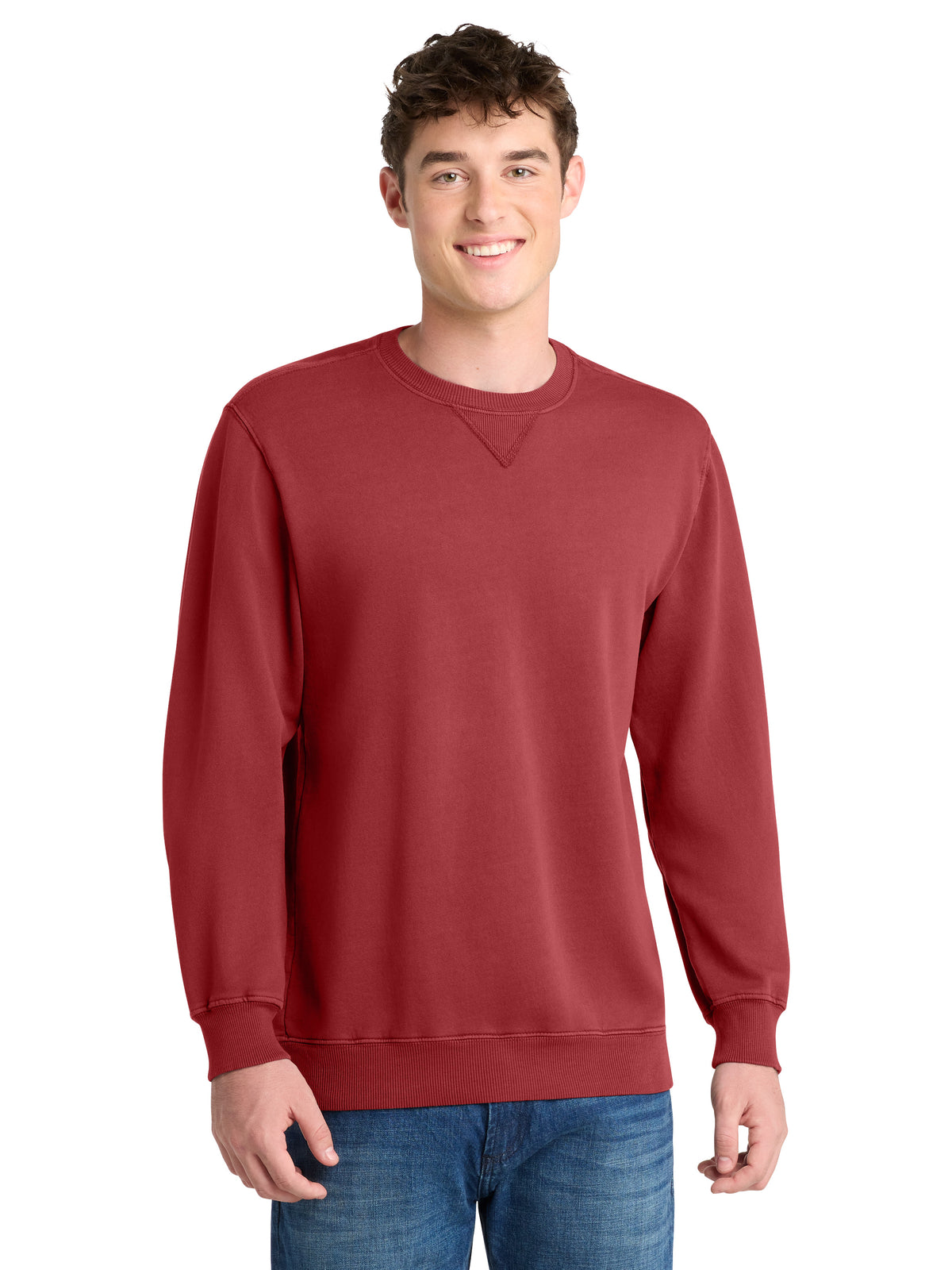 Men's Crewneck Sweatshirt - PC098 - Red Rock