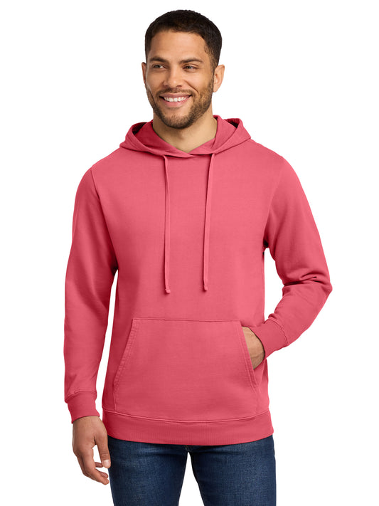 Men's Beach Wash Garment-Dyed Pullover Hooded Sweatshirt - PC098H - Fruit Punch