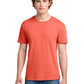 Men's Pocketless Beach Wash Garment-Dyed T-Shirt - PC099 - Neon Coral