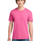 Men's Pocketless Beach Wash Garment-Dyed T-Shirt - PC099 - Neon Pink