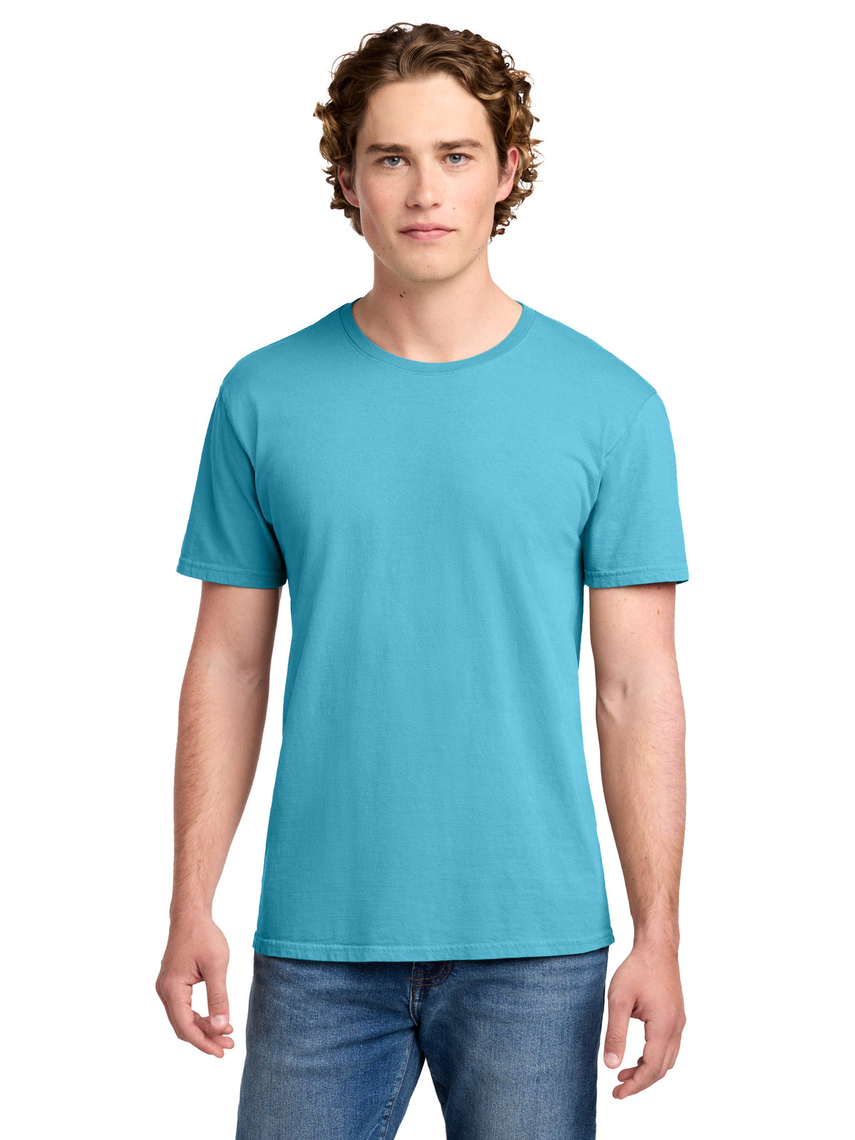 Men's Pocketless Beach Wash Garment-Dyed T-Shirt - PC099 - Tidal Wave