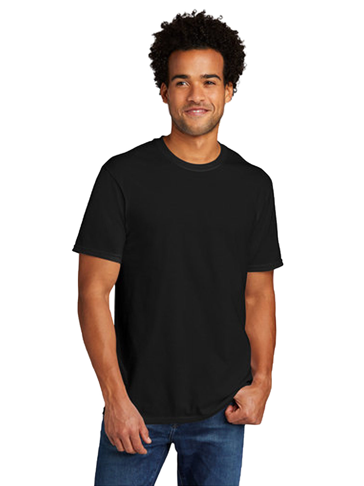 Men's Pocketless Tri-Blend Tee - PC330 - Black