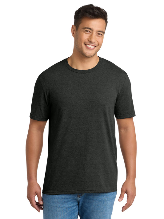 Men's Pocketless Tri-Blend Tee - PC330 - Black Heather