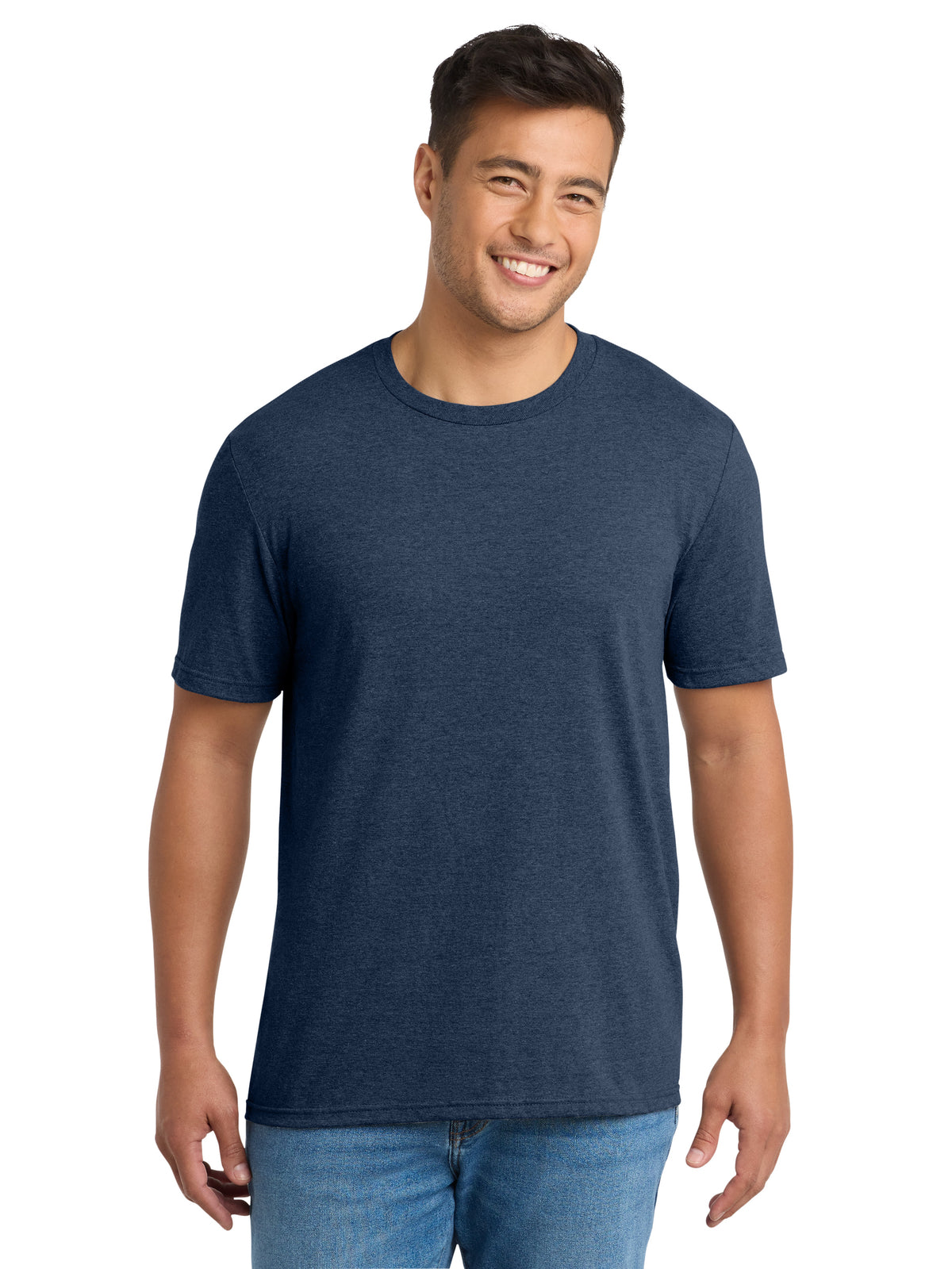 Men's Pocketless Tri-Blend Tee - PC330 - Team Navy Heather