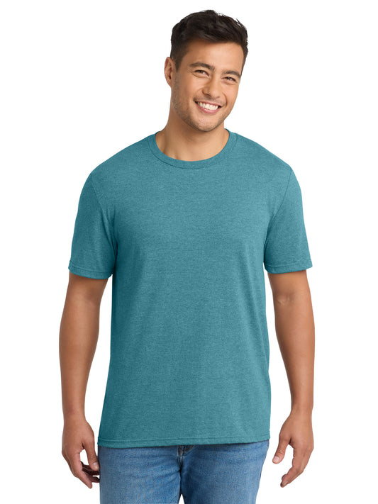 Men's Pocketless Tri-Blend Tee - PC330 - Vivid Teal Heather