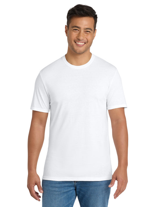 Men's Pocketless Tri-Blend Tee - PC330 - White