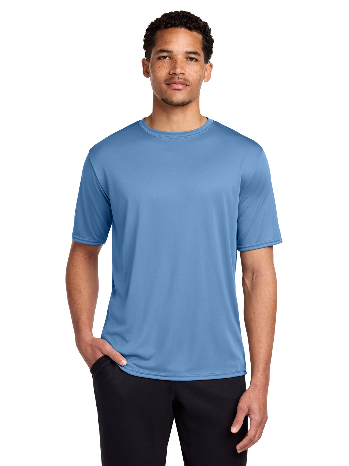 Men's Pocketless Performance T-Shirt - PC380 - Carolina Blue