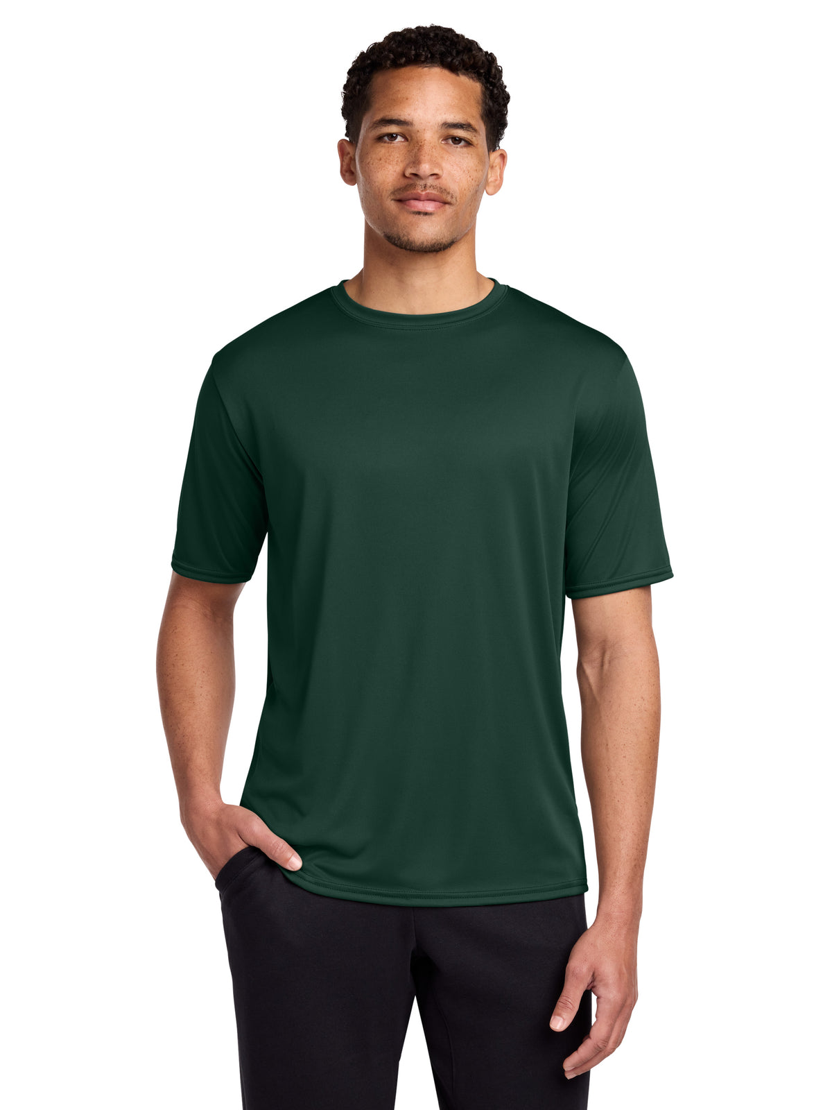 Men's Pocketless Performance T-Shirt - PC380 - Dark Green