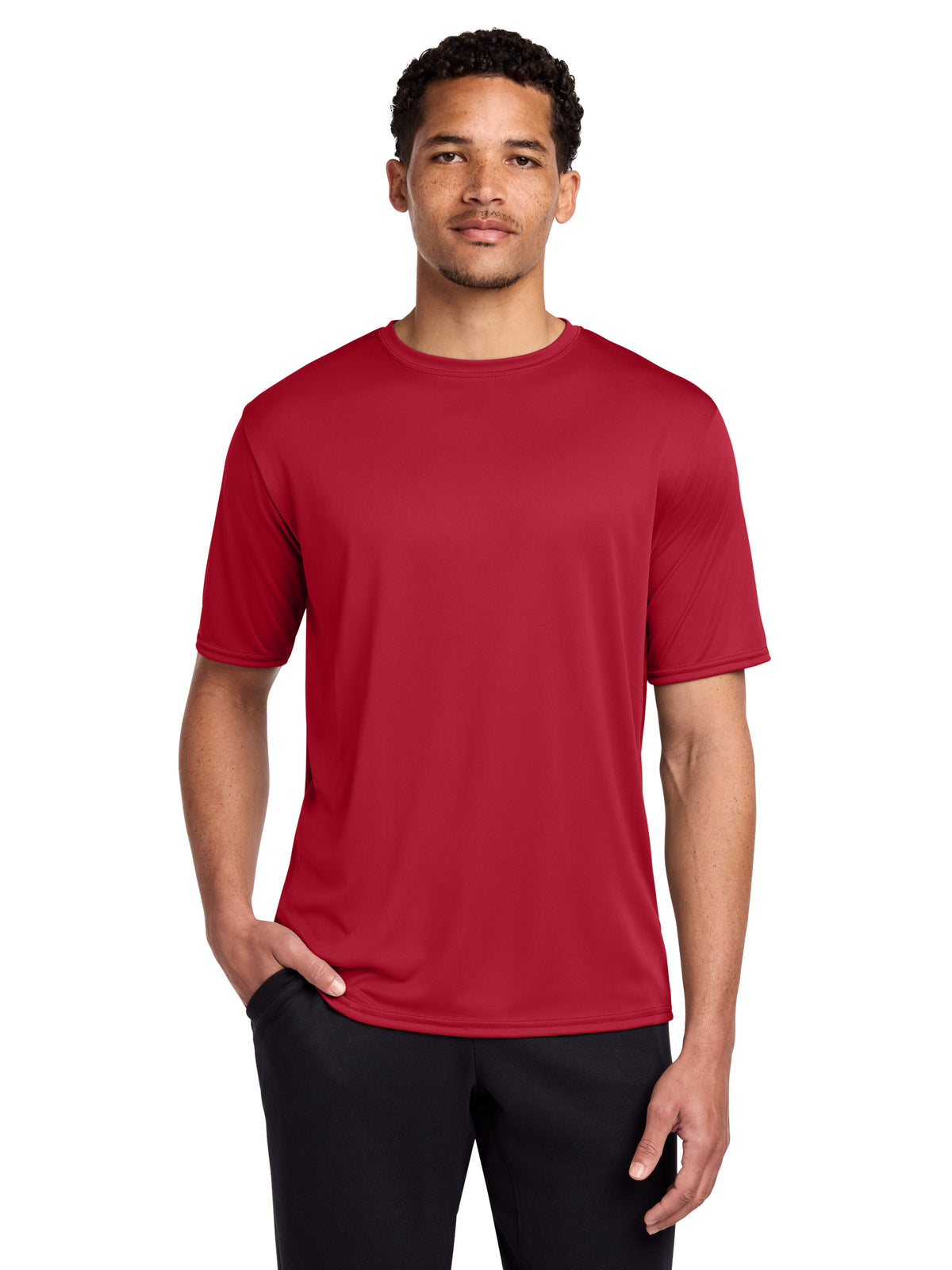 Men's Pocketless Performance T-Shirt - PC380 - Red
