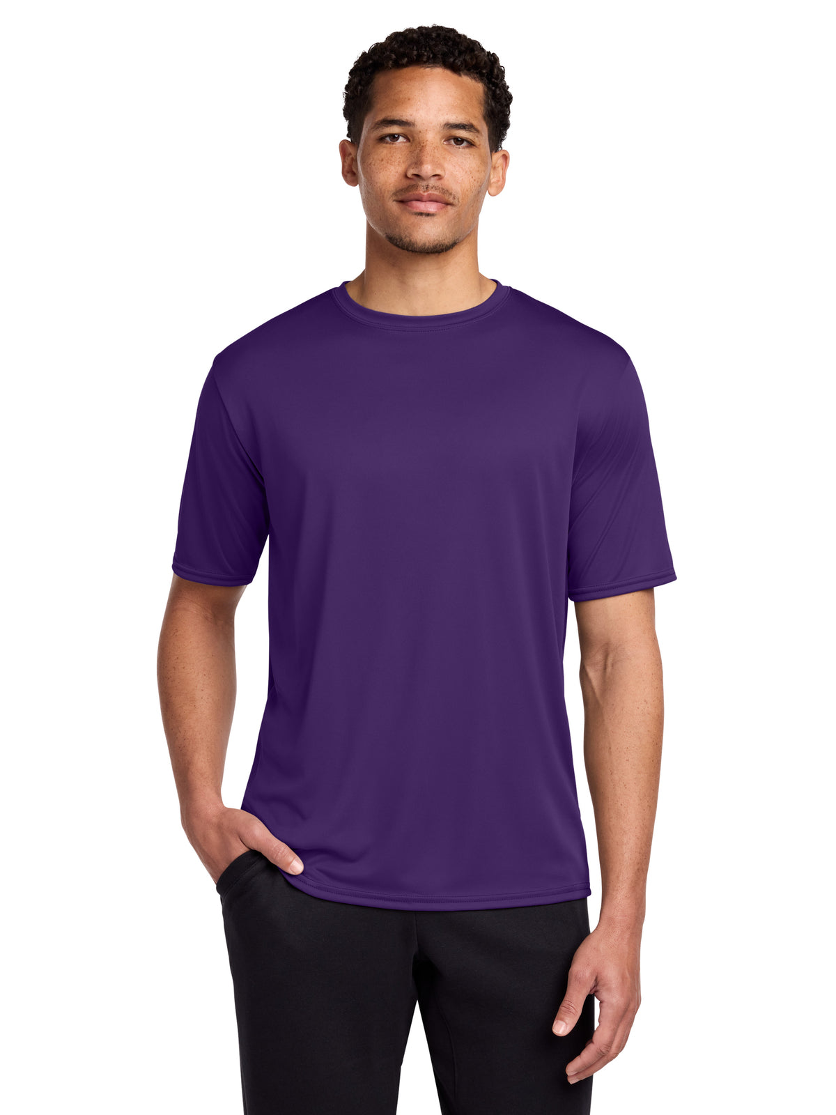 Men's Pocketless Performance T-Shirt - PC380 - Team Purple