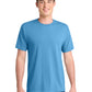 Men's Pocketless Performance Blend Tee - PC381 - Aquatic Blue