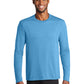 Men's Pocketless Long Sleeve Tee - PC381LS - Aquatic Blue