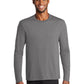 Men's Pocketless Long Sleeve Tee - PC381LS - Medium Grey