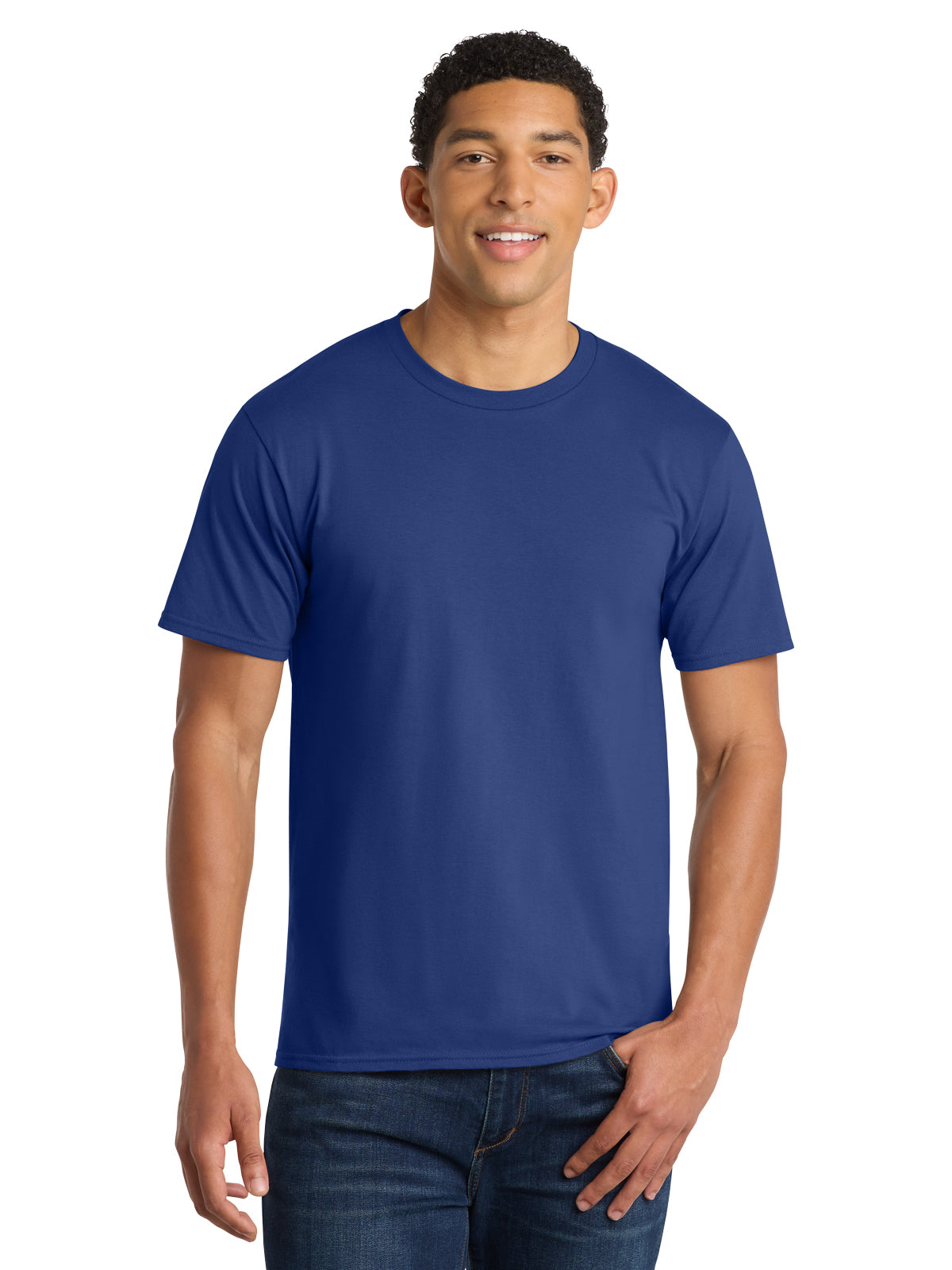 Men's Pocketless Fan Favorite Tee - PC450 - Athletic Royal