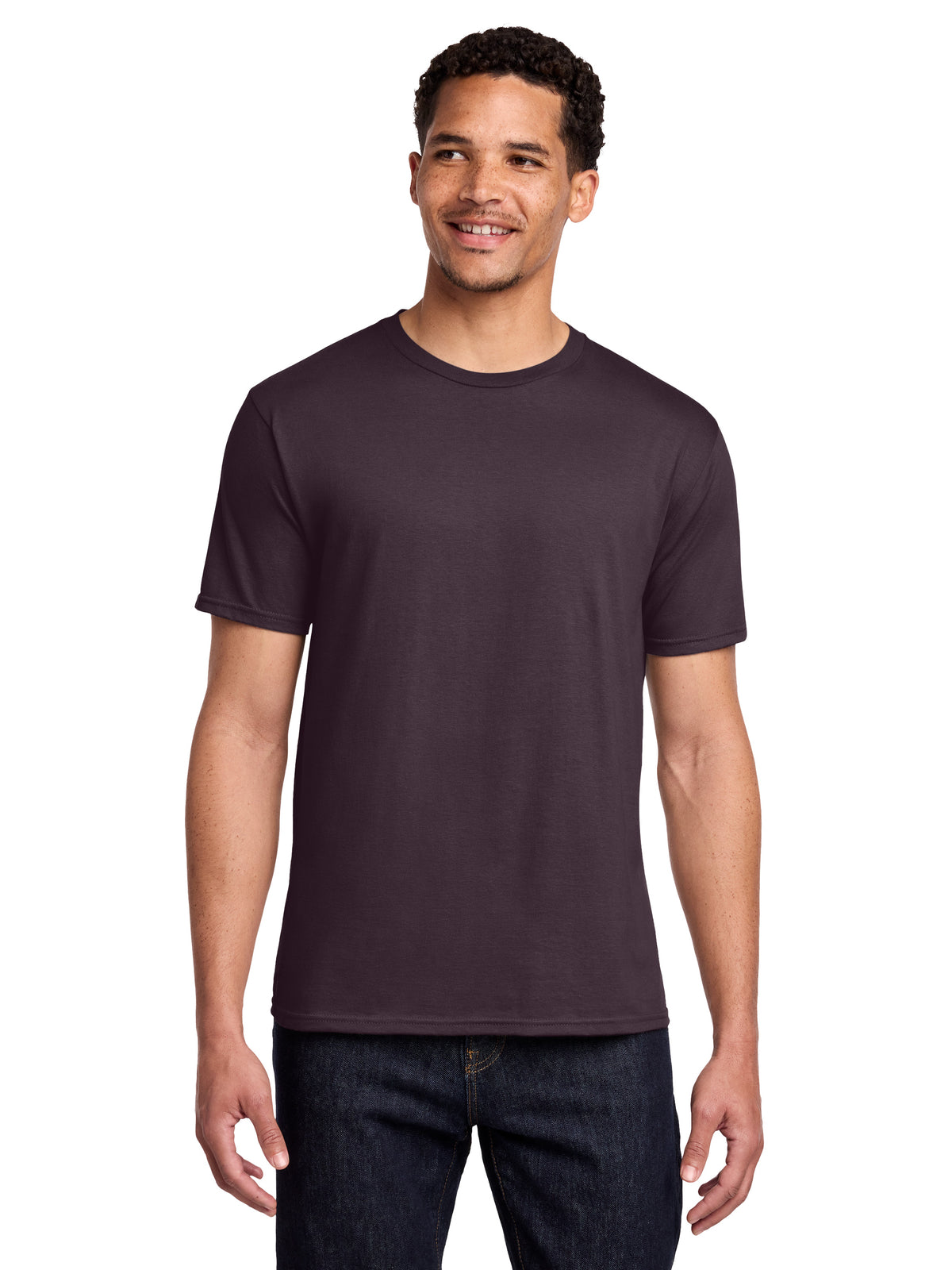 Men's Pocketless Fan Favorite Tee - PC450 - Bordeaux