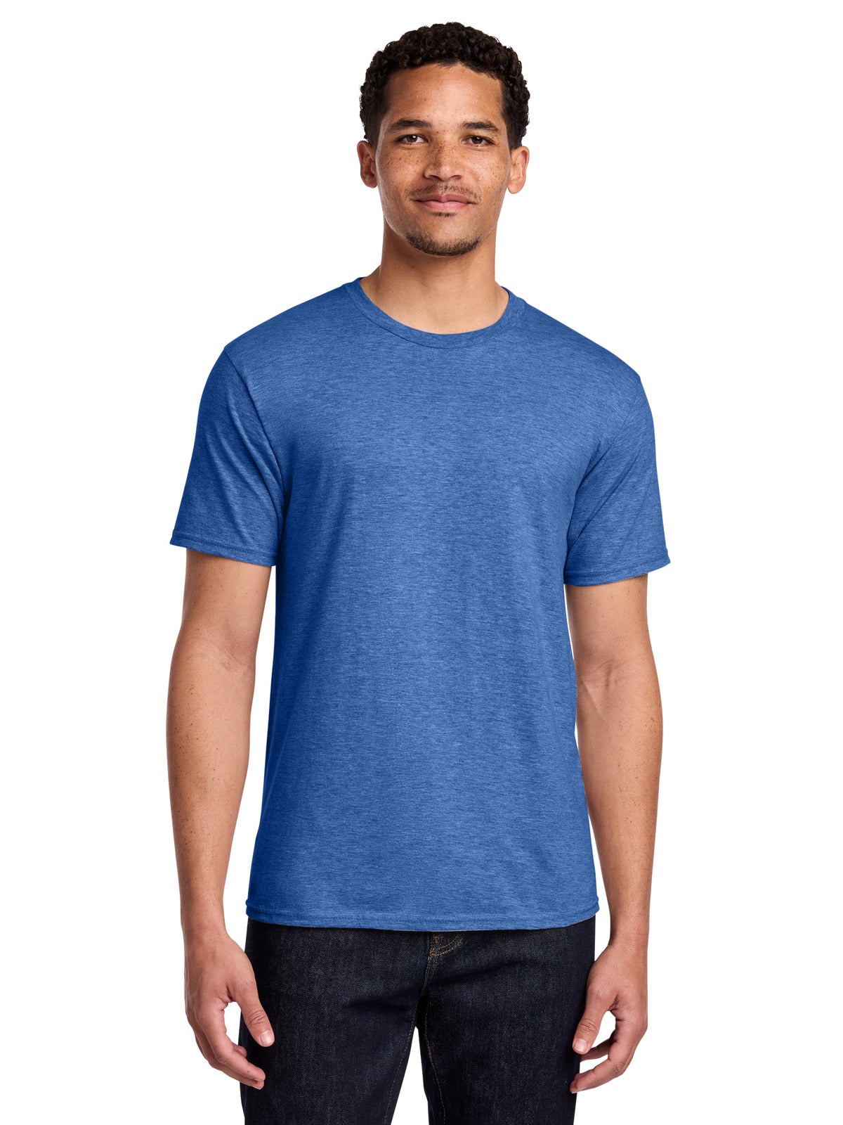 Men's Pocketless Fan Favorite Tee - PC450 - Heather Royal