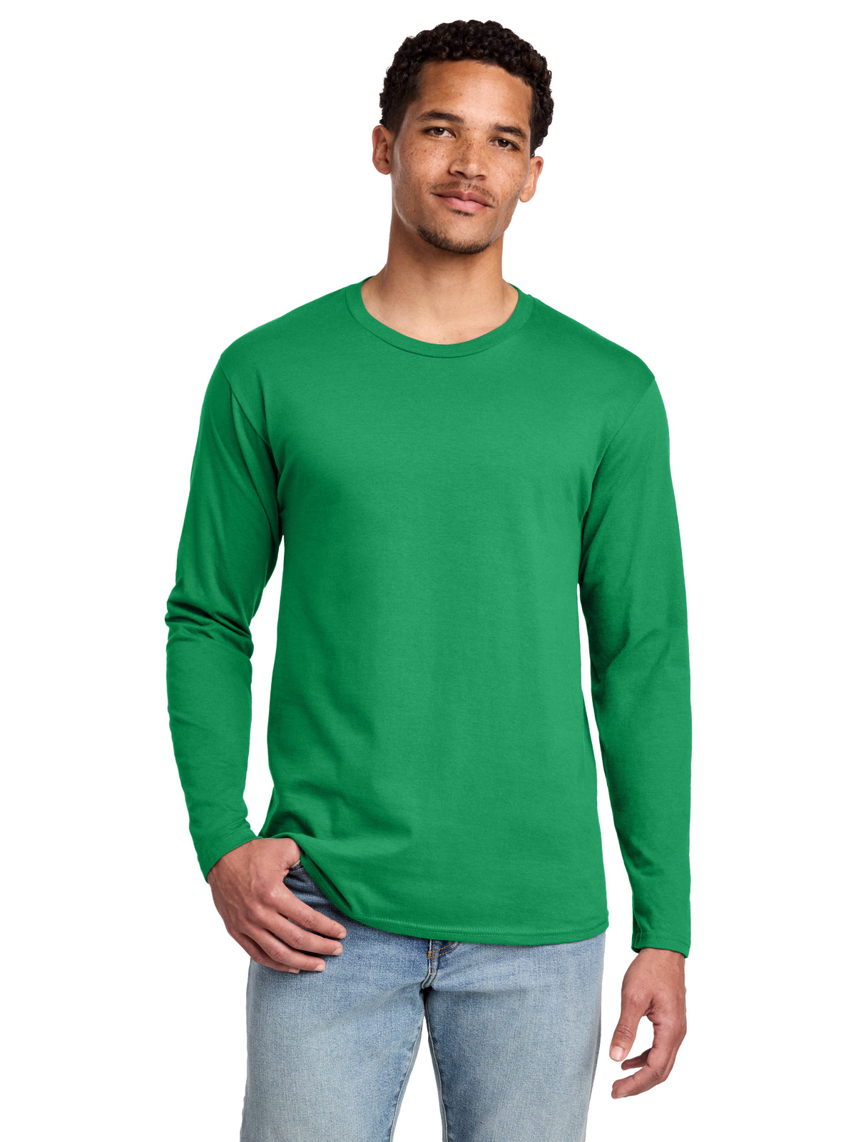 Men's Pocketless Long Sleeve Tee - PC450LS - Athletic Kelly