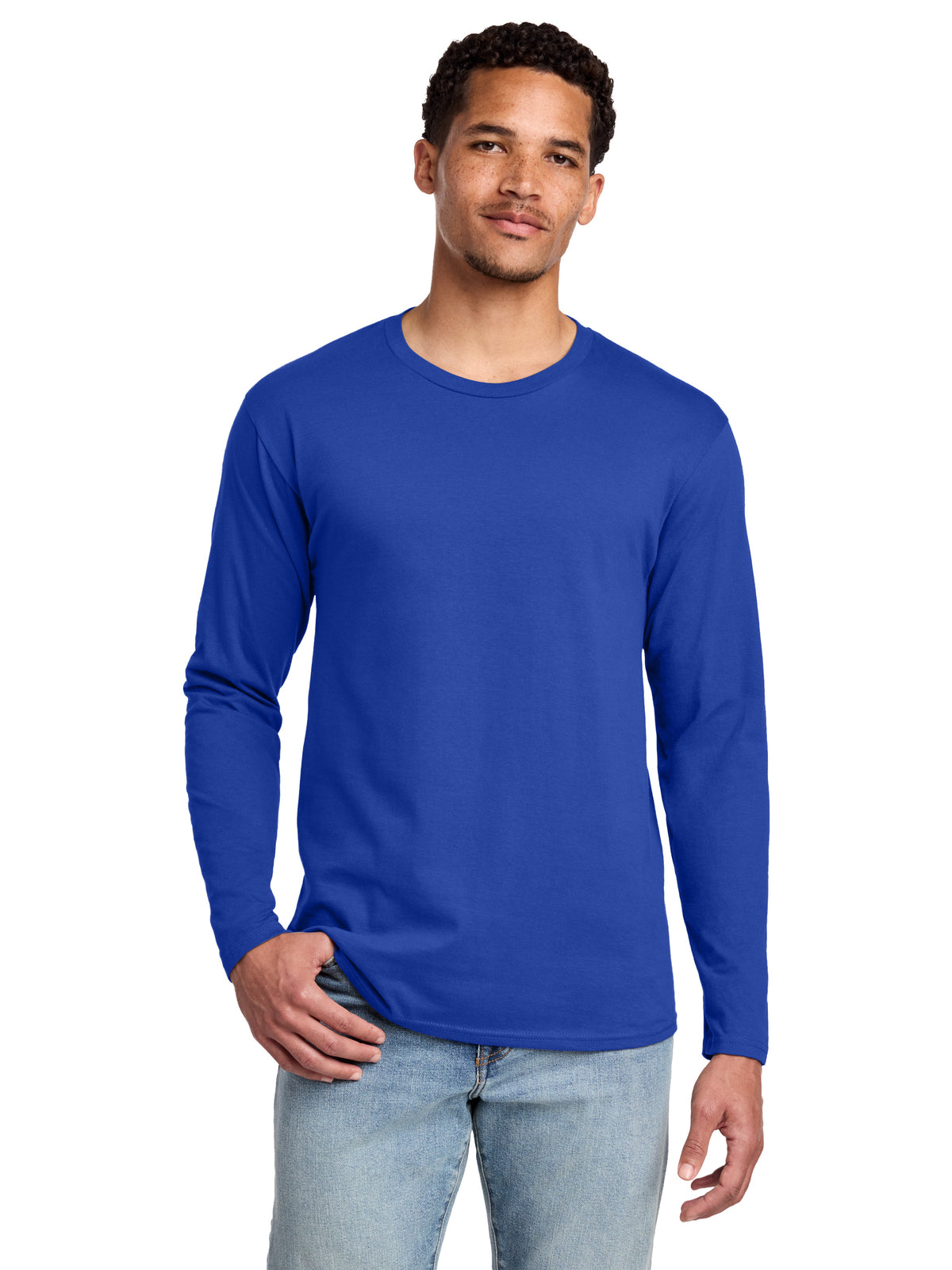 Men's Pocketless Long Sleeve Tee - PC450LS - True Royal