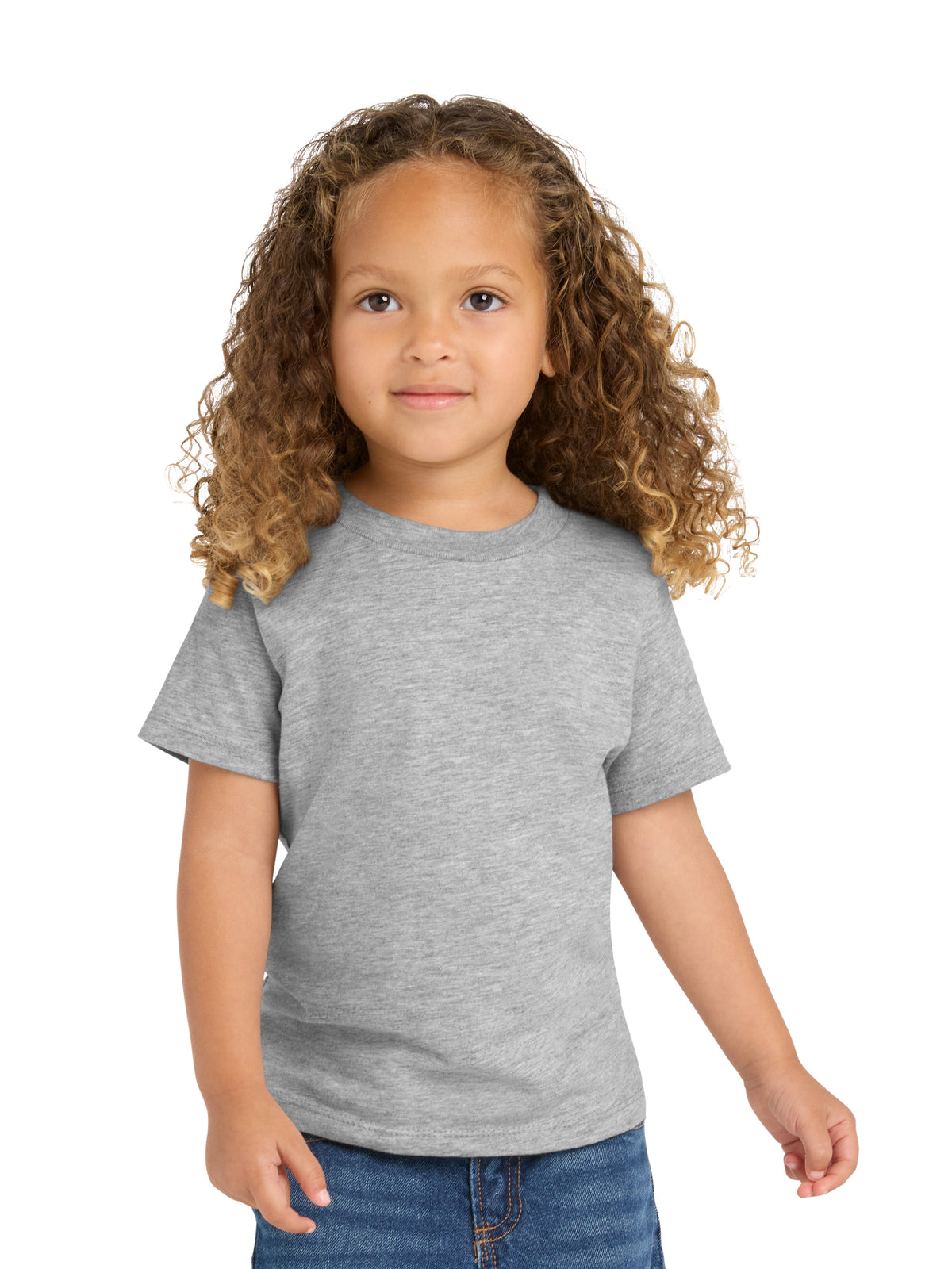 Toddler Pocketless Short Sleeve T-Shirt - PC450TD - Athletic Heather