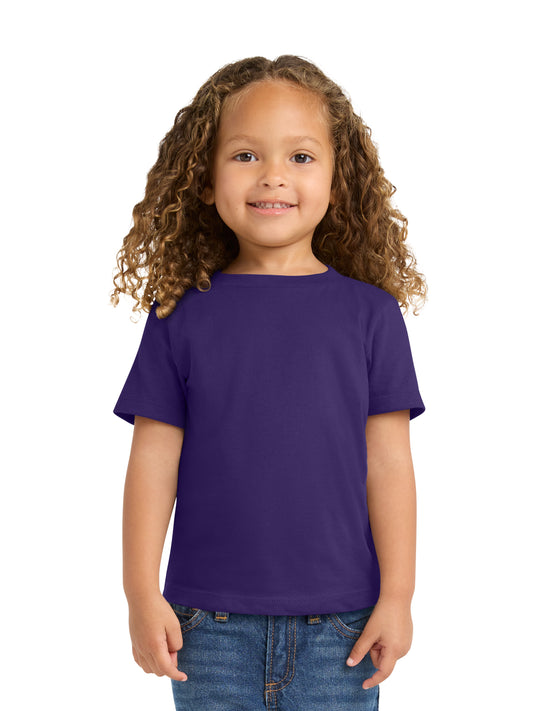 Toddler Pocketless Short Sleeve T-Shirt - PC450TD - Team Purple