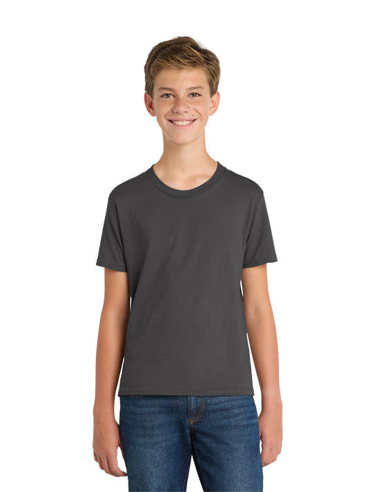 Youth Pocketless Short Sleeve Tee - PC450Y - Charcoal