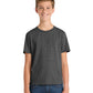 Boy's Pocketless Short Sleeve Tee - PC450Y - Dark Heather Grey