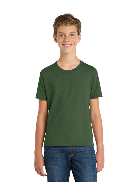 Youth Pocketless Short Sleeve Tee - PC450Y - Olive