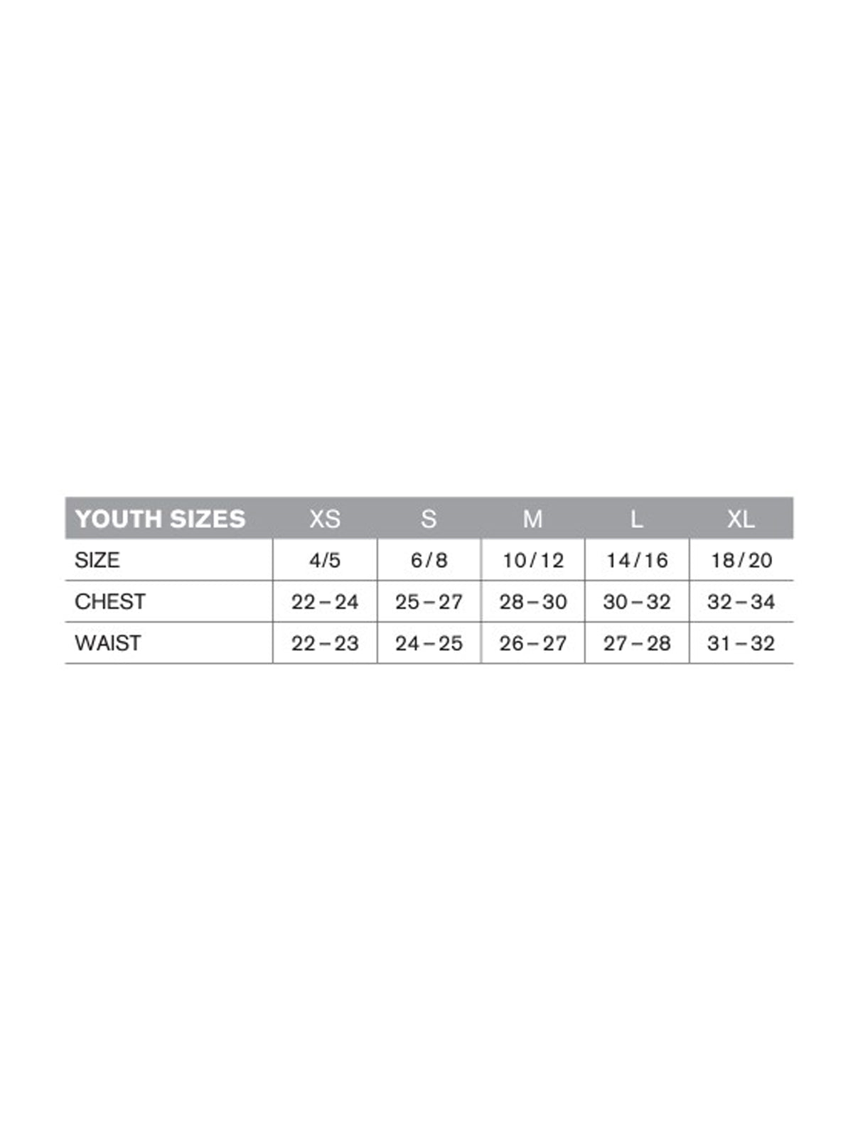 SIZECHART
