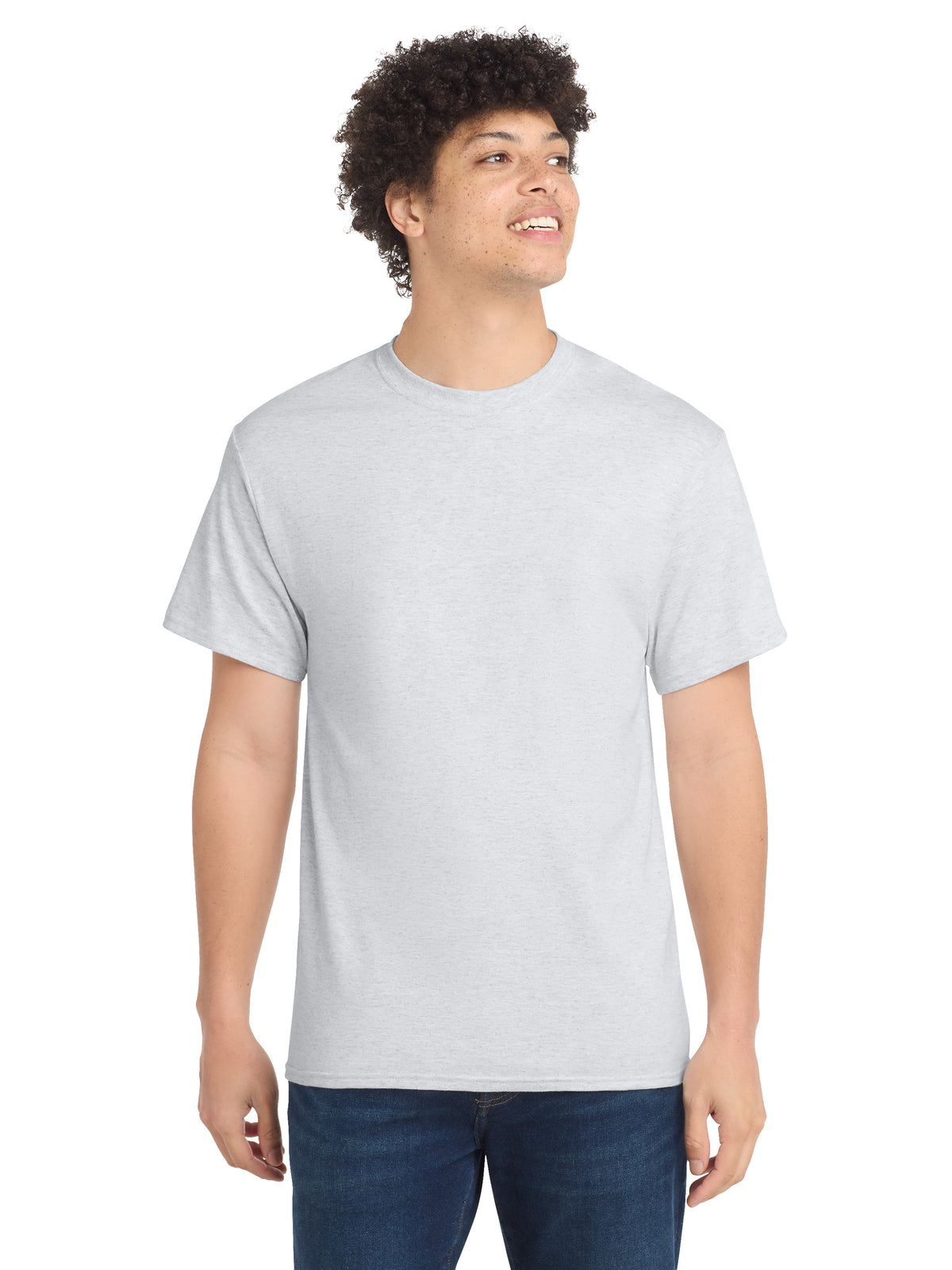 Men's Pocketless Core Cotton Tee - PC54 - Ash