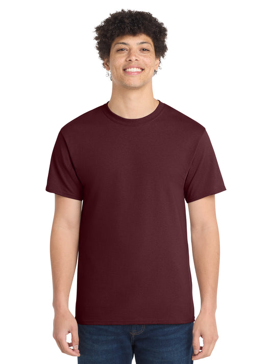 Men's Pocketless Core Cotton Tee - PC54 - Athletic Maroon
