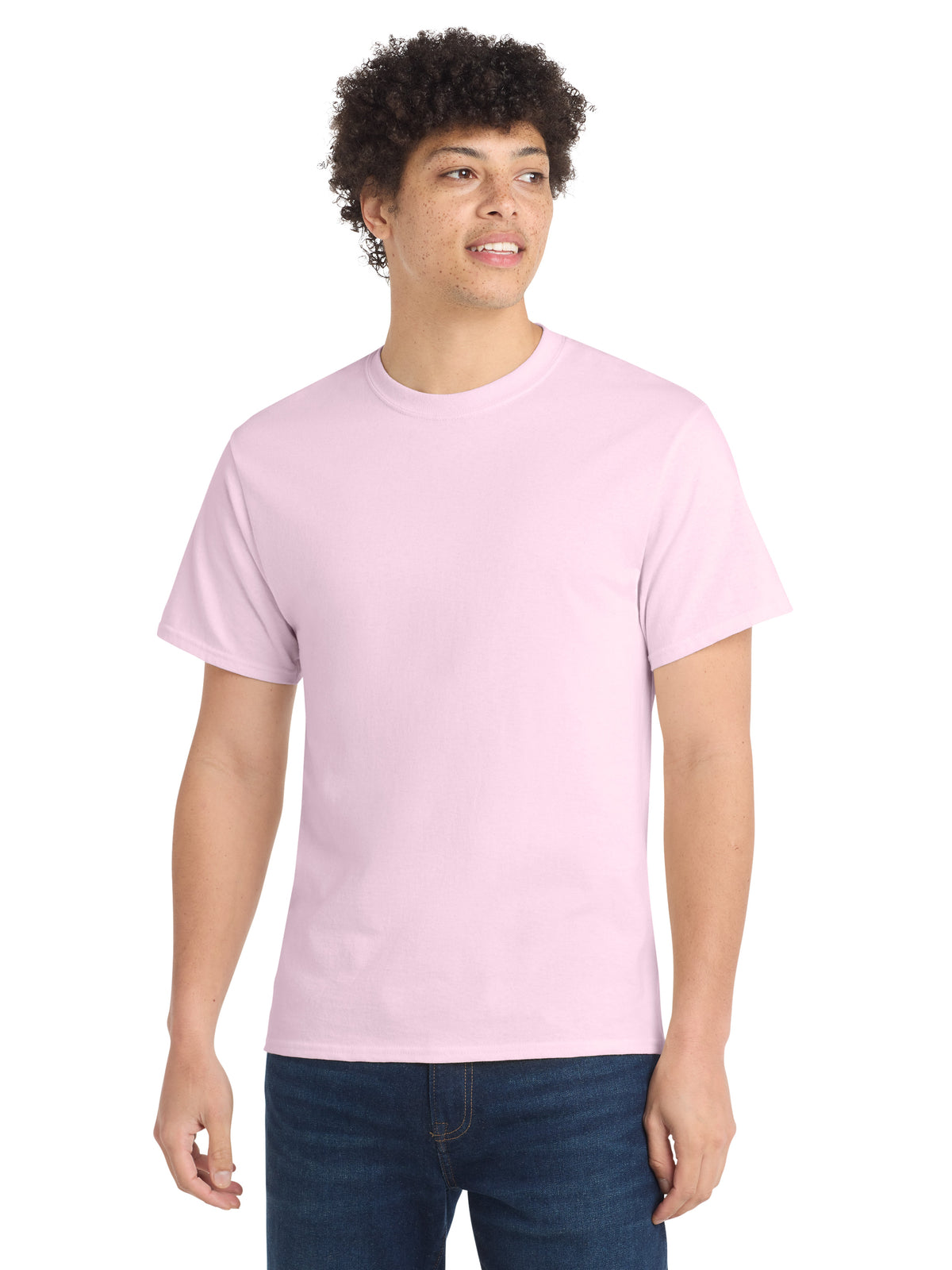 Men's Pocketless Core Cotton Tee - PC54 - Cherry Blossom