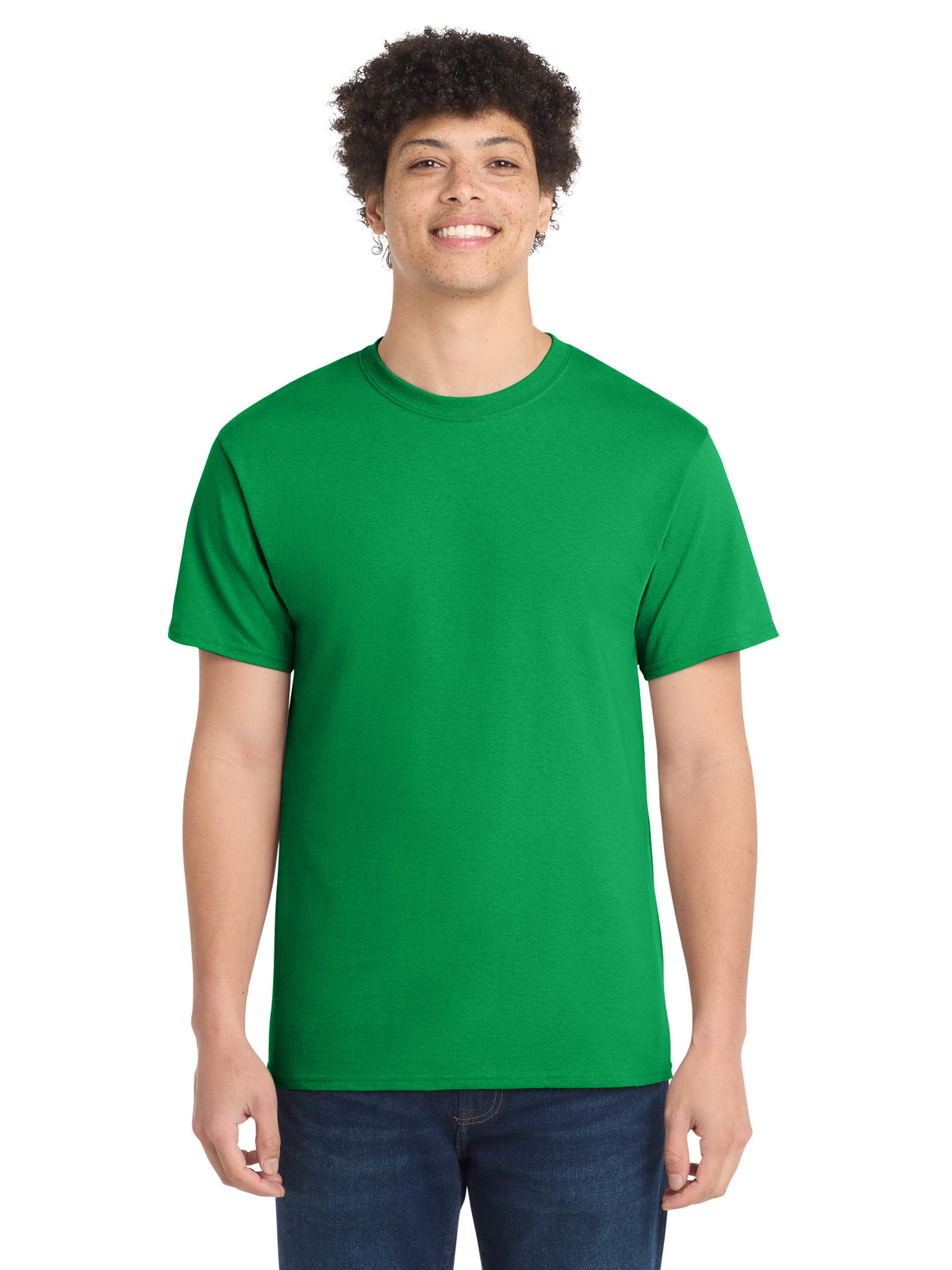 Men's Pocketless Core Cotton Tee - PC54 - Clover Green
