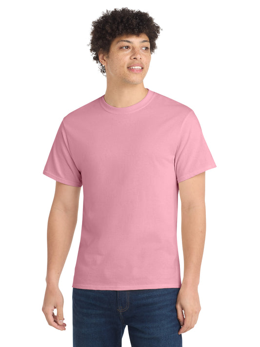 Men's Pocketless Core Cotton Tee - PC54 - Candy Pink