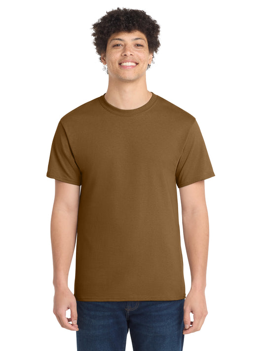 Men's Pocketless Core Cotton Tee - PC54 - Duck Brown