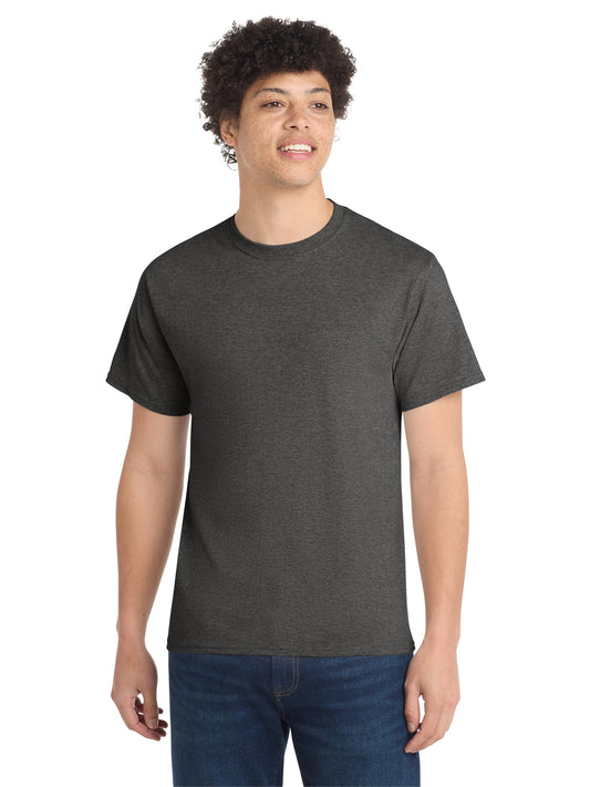 Men's Pocketless Core Cotton Tee - PC54 - Dark Heather Grey