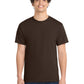 Men's Pocketless Core Cotton Tee - PC54 - Dark Chocolate Brown