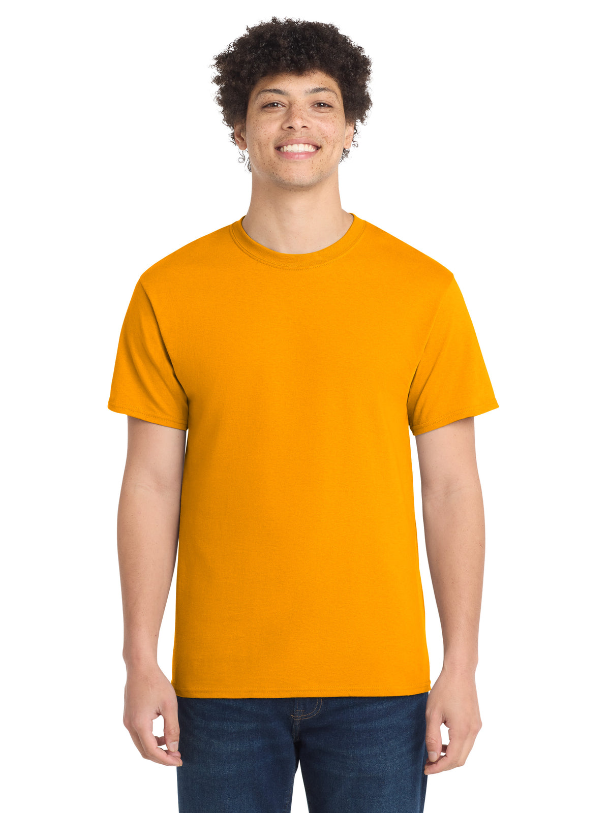Men's Pocketless Core Cotton Tee - PC54 - Gold
