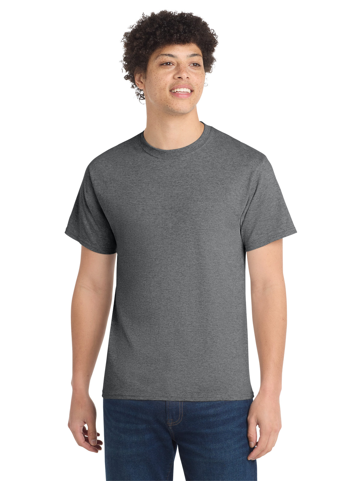 Men's Pocketless Core Cotton Tee - PC54 - Graphite Heather