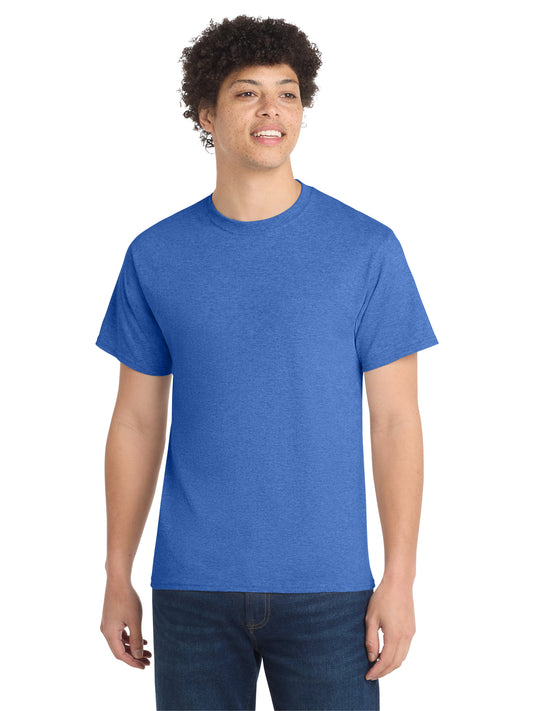 Men's Pocketless Core Cotton Tee - PC54 - Heather Royal