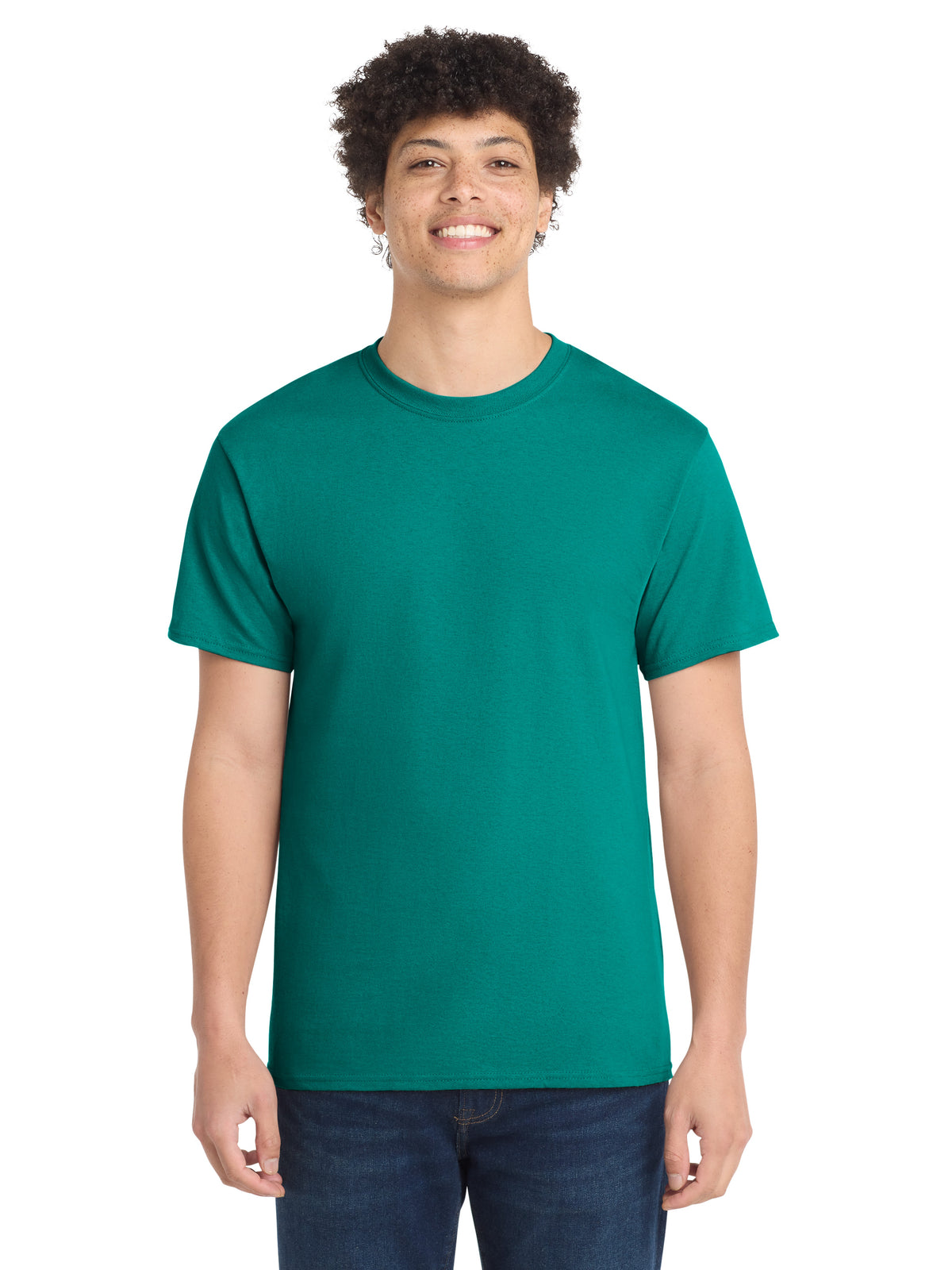 Men's Pocketless Core Cotton Tee - PC54 - Jade Green
