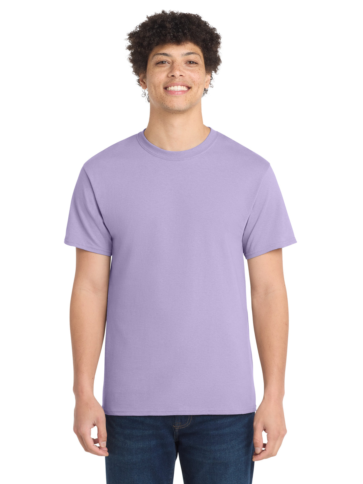 Men's Pocketless Core Cotton Tee - PC54 - Lavender